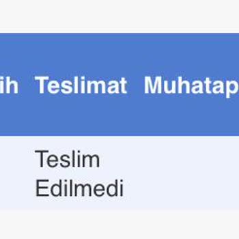 Sürat Kargo Teslim Edilmeden Sebep Sunulmayan Kargo Firması
