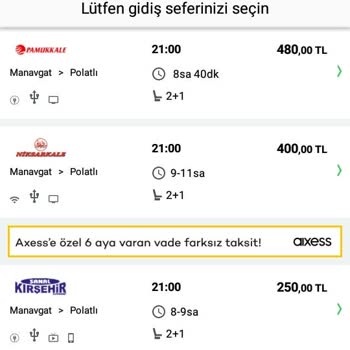 Şanal Kırşehir Seyahat Enuygun Yanıltması