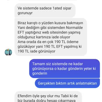 Sultan Butik' İn İade Ücretini Yatırmamaları