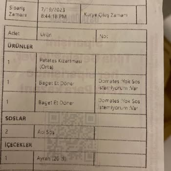 Yemek Siparişim Yanlış Gönderildi! İade Almıyor Usta Dönerci