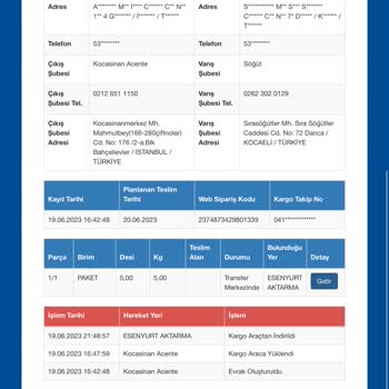 Sürat Kargo Kargomu Kaybedildi Ve Sisteme Teslim Edildi Diye Girildi