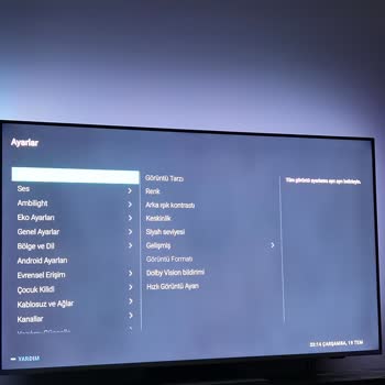 Philips TV'de Görüntü Problemi
