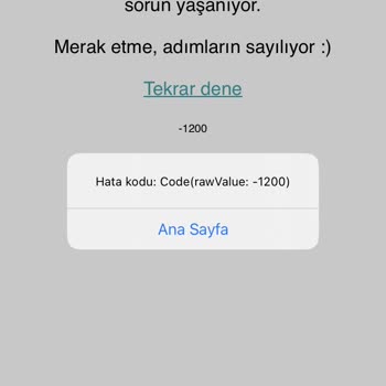 Adımpara Hata Verdiği İçin Adımlarımı Dönüştüremiyorum Boşa Gidiyor