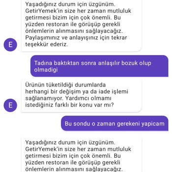 Getirin Gönderdiği Bozuk Ürün