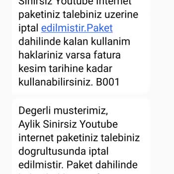 Türk Telekom Youtube.com Premium Sınırsız Paketi