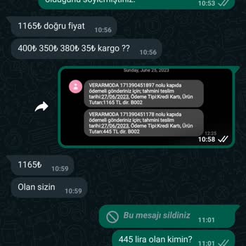 Nushi.tr (Instagram) Eksik Ürün Gönderimi