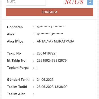 Madame Coco Ürünlerimin Eksik Gelmesi