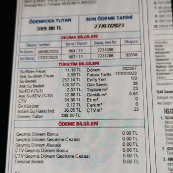 İBB - İstanbul Büyükşehir Belediyesi Atık Su Bedeli