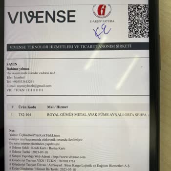 Vivense Yanlış Ürün Gönderimi