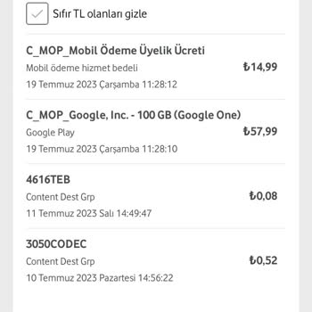 Vodafone Usulsüz Para Tahsili