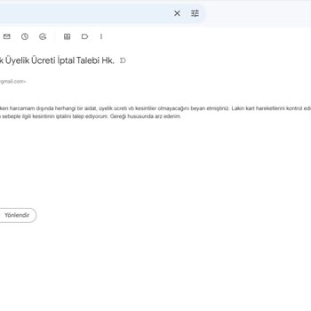 Denizbank Kredi Kartı Yıllık Üyelik Ücreti