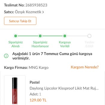 MNG Kargo Teslimata Çıkmıyor Ve Çıkmış Olduğunu Söylüyor!