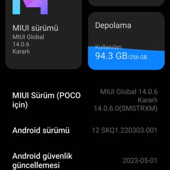 Poco X5 Pro Android Güncelleme Almadı