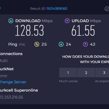 Turkcell Superonline 1000mbit İnternet Hizmetimde Hız Problemi