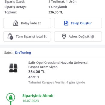 Pazarama.com Aldığım Ürünü Göndermiyor