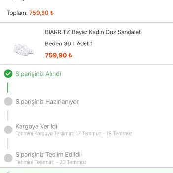 In Street Ürün Teslim Tarihinin Gecikmesi