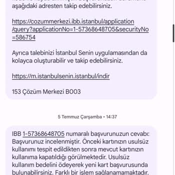 Belbim (İstanbulkart) Usulsüz Kullanım