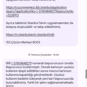 Belbim (İstanbulkart) Usulsüz Kullanım