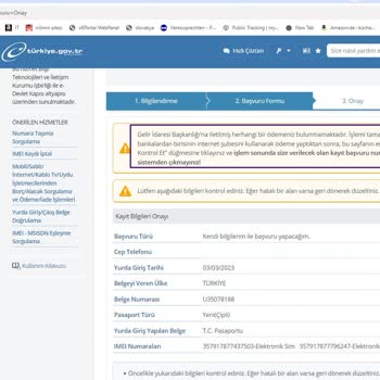 BTK (Bilgi Teknolojileri ve İletişim Kurumu) Vaktinde Ödeme Yapmama Rağmen IMEI Kaydının Yapılmaması