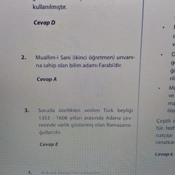 Pegem.net Cevap Anahtarı