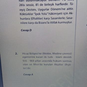 Pegem.net Cevap Anahtarı