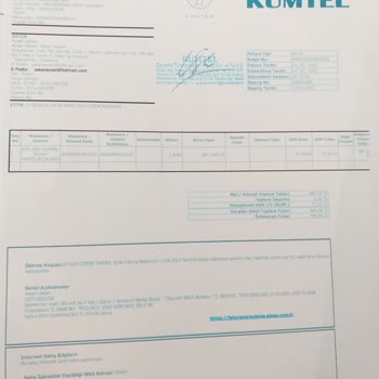 Kumtel Resmi Sitesi Ürünün Arkasında Değil
