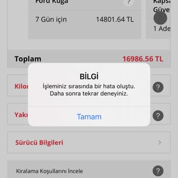 Avis Rezervasyon Sistemindeki Hatadan Dolayı Müşteriyi Mağdur Ediyor