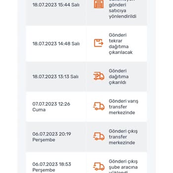 Sürat Kargo Getiremediğiniz Ve İadeye Gönderdiğiniz Kargo