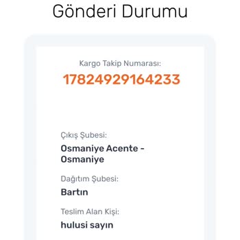 Sürat Kargo Kargom Başkasına Teslim Edilmiş