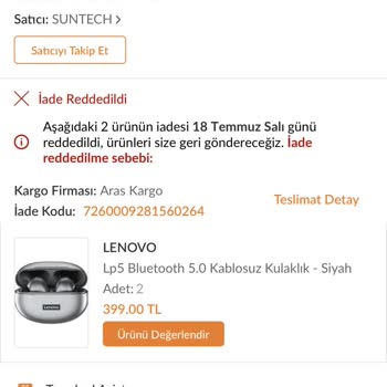 Trendyol Firması Tarafından Mağdur Edilmem
