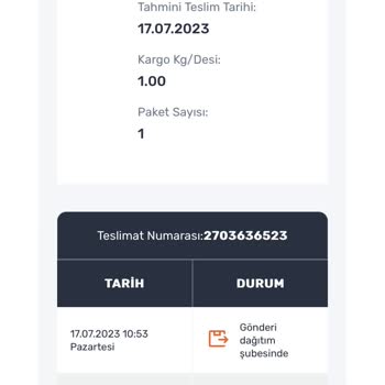 Trendyol Firması Tarafından Mağdur Edilmem