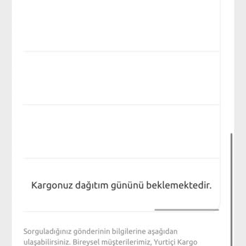 Yurtiçi Kargo Dağıtım Günleri Sorunu