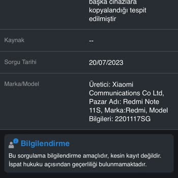 Teknosa'dan Alınan Sıfır Telefonun Imeı Kopyalanması