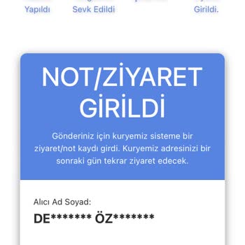 AGT Kurye (aynigunteslim.com) Teslim Edilmeyen Kargo