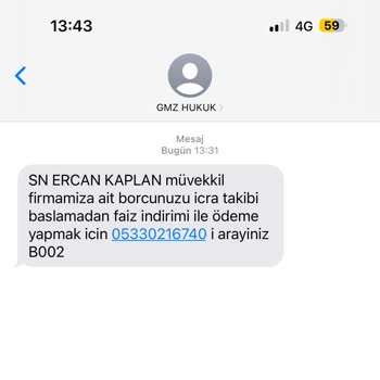 GMZ Hukuk Gmz Hukuk Bürosundan Gelen Mesaj