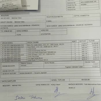 Enza Home Teslimat Ve Para İadesi
