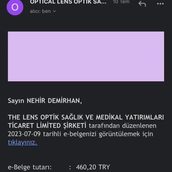 Labella Lens Lens Yırtık Geldi