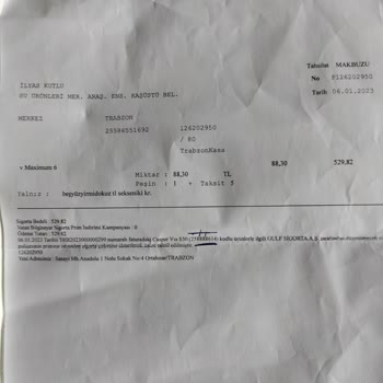 Gulf Sigorta Vatan Bilgisayar'dan Alınan Ürünün İlave Sigortası