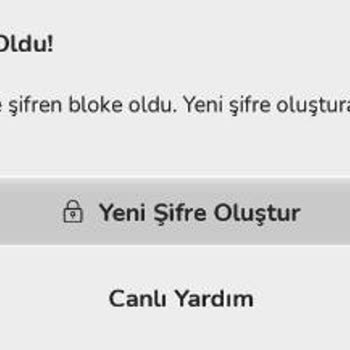Nays Şifre Bloke Oldu