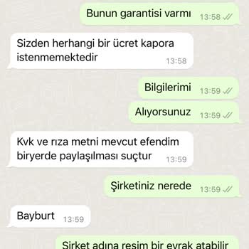 Evde Paketleme İşi İle İlgili Bilgilerimi Kötüye Kullanmanızı Kabul Etmiyorum
