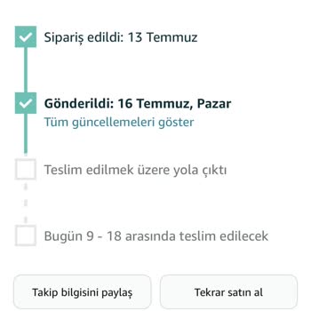 Amazon Kargo Teslim Edilmedi