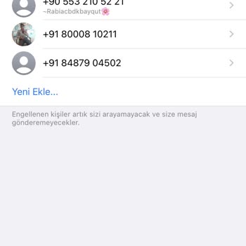 WhatsApp Yabancı Numaralardan Arama Ve Mesaj