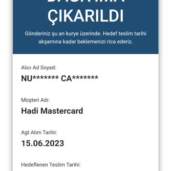 AGT Kurye (aynigunteslim.com) Kargomun 1 Aydır Gelmemesi