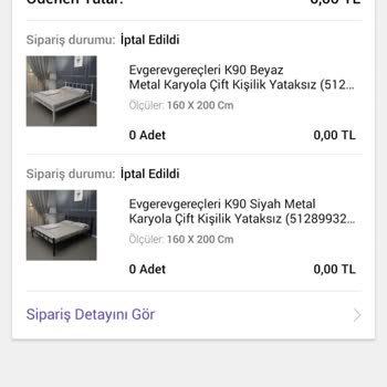 Evger  Ürünlerimi Göndermedi!