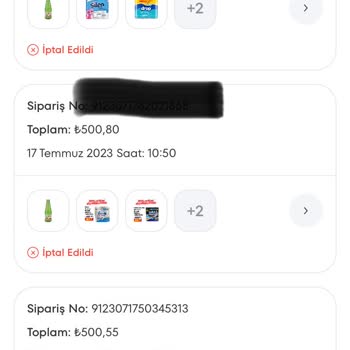 A101 Sürekli Siparişlerimi İptal Ediyor