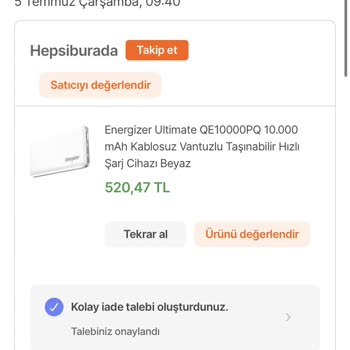Hepsiburada Para İade Yapmıyor
