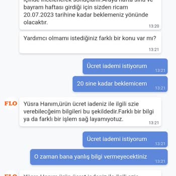 FLO Ayakkabı FLO Ücret İadesi