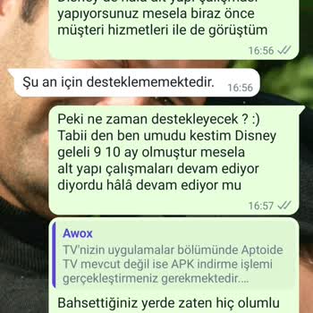 Awox Yetersiz Hizmet Yetersiz Müşteri Temsilcisi Yetersiz Altyapısı