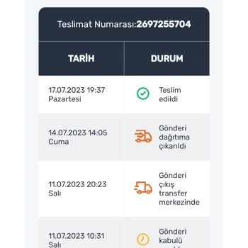 Sürat Kargo Falez Şubesi Paketleri Dağıtmadan Teslim Etmiş Gösteriyor