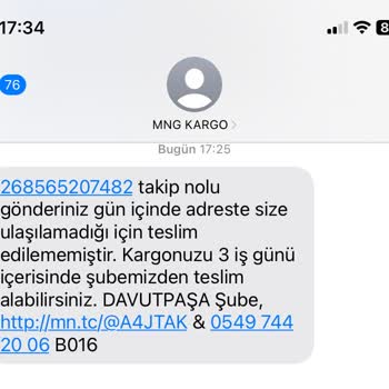 MNG Kargo Davutpaşa Dağıtıma Çıkmayan Kargo